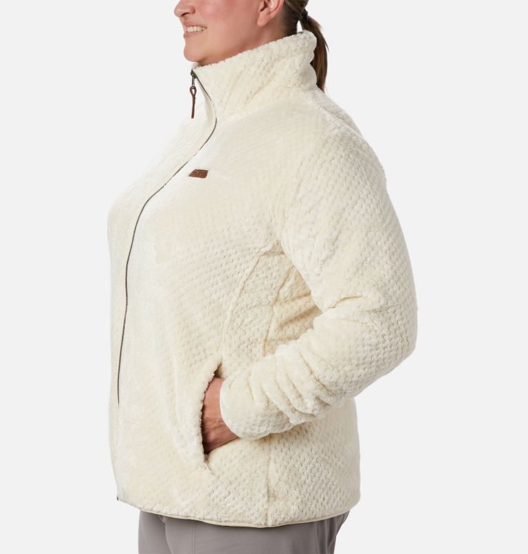 Jachete Din Lână Columbia Fireside II Plush Full Zip Dama Albi | Plus Size LFMS19Z70